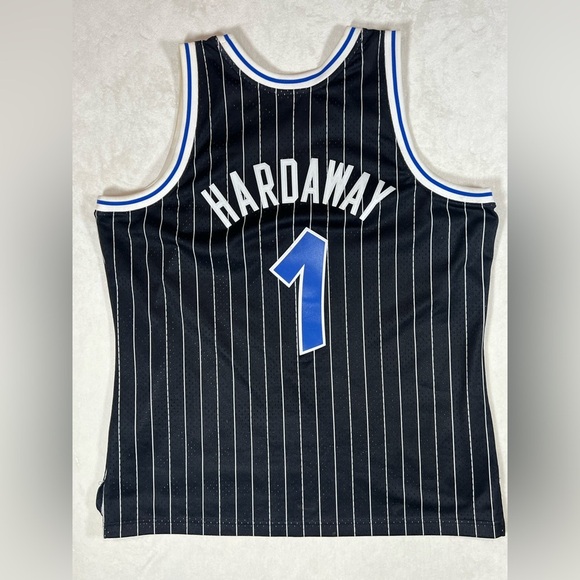 Mitchell & Ness Black and Blue Orlando Jersey - Picture 8 of 9